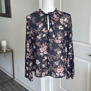 Lucky Brand flower blouse